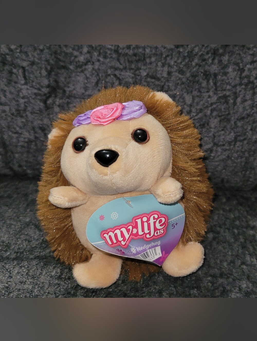 My Life As Brown Plush Pet Hedgehog for 18in Dolls Kids Children Toy Play NEW